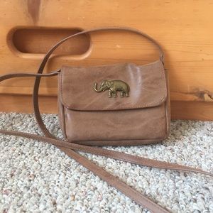 Elephant Purse - Small Leather One Strap Purse